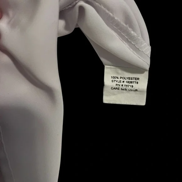 Notations Classic White Button-Down Shirt - Picture 8 of 8